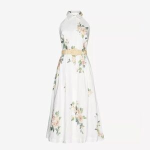 🩷SOLD🩷ZIMMERMANN
Kirra Halterneck
Floral-print Linen dress